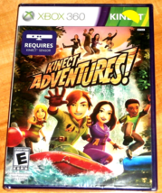 SEALED XBOX 360 KINECT ADVENTURES RAFTING E RATED ORIGINAL DISC MANUAL &amp;... - $3.99