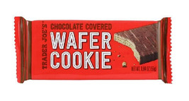 6 PACKS Trader Joe&#39;s Chocolate Covered Wafer Cookie 1.94 oz Each Pack - $17.52