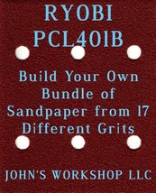 Build Your Own Bundle of RYOBI PCL401B 1/4 Sheet No-Slip Sandpaper - 17 ... - £0.78 GBP