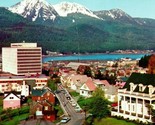 Juneau Alaska AK Downtown Area and Federal Building UNP Chrome Postcard C17 - $4.03