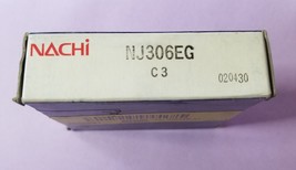 NACHI NJ306 CYLINDRICAL ROLLER METRIC BEARINGS 30mm ID, 72mm OD, 19mm Width - £52.37 GBP