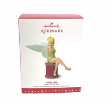 2016 Hallmark Ornament Disney Peter Pan Think Tink Tinkerbell New In Box - £20.72 GBP
