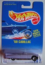Hot Wheels Light Purple '59 Cadillac #266 7 Spoke - $17.77