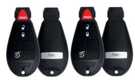 Set of 2 Fobik Remote Keys For JEEP Grand Cherokee Commander 2008 - 2013  A+++ - £29.34 GBP