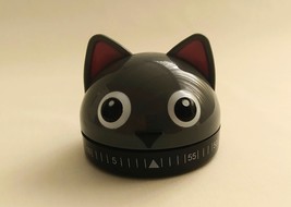 World Market Kirkland Kitty Cat Kitchen Timer Cute Plastic Kitten Cat No... - $8.00