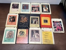 13 Vintage 8 Track Mostly Country Kenny Rogers Barbara Mandrel Don Williams - £16.08 GBP