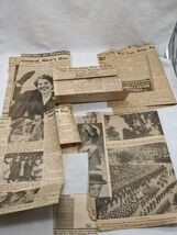 Lot Of (6) 1934 Chicago Herald And Examiner Newspaper Clippings - $16.04