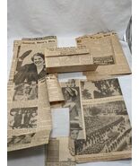 Lot Of (6) 1934 Chicago Herald And Examiner Newspaper Clippings - $22.48 CAD