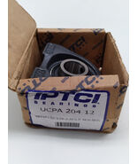 IPTCI UCPA 204 12 Tapped Base Pillow Block Bearing, 3/4" Bore - $15.30