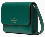Kate Spade Brynn Flap Crossbody Deep Jade Dark Green K4804 NWT $239 Reta... - £65.49 GBP