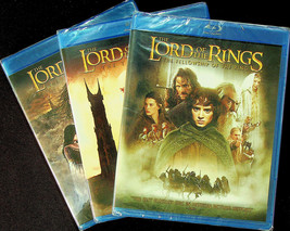 Blu Ray The Lord of The Rings Trilogy LOTR Sealed New Movie Lot of 3 - Sealed - £18.45 GBP