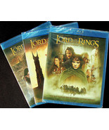 Blu Ray The Lord of The Rings Trilogy LOTR Sealed New Movie Lot of 3 - S... - £18.38 GBP