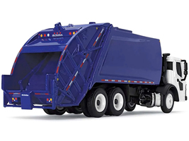 Mack LR with McNeilus Rear Load Refuse Body Blue and White 1/87 (HO) Diecast Mod - £49.93 GBP