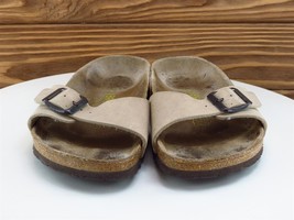 Birkenstock Size 7 N Women Sandal Slide Beige Synthetic - £31.32 GBP