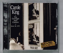 Carnegie Hall Concert - June 18 1971 by King, Carole (Music CD, 2008) Rare HTF - £19.59 GBP