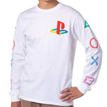 PlayStation Video Game Long Sleeve White Gaming T-Shirt - $19.99