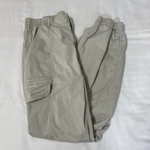 Garage Cargo Pants Womens Sz L Elastic Waist Ankles Pockets Cargo Safari... - $20.88