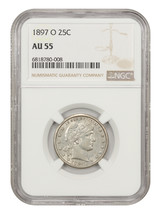 1897-O 25C Ngc AU55 - £861.27 GBP