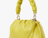 Kate Spade Meringue Crossbody Bag Lime Yellow Nappa Leather Purse K7730 ... - £119.27 GBP