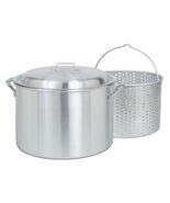 Bayou Classic 4060 60-qt Aluminum Stockpot w/ Basket Features Domed Vent... - $2,759.04 MXN