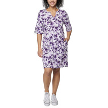 Hang Ten Women&#39;s Seabird Midi Dress Size: M, Color: Purple - £20.03 GBP