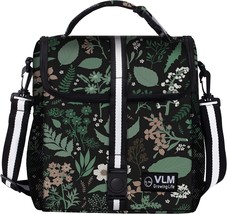 Lunch Bags for Women Leakproof Insulated Floral Lunch Box with Adjustabl... - £25.99 GBP