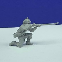 Louis Marx civil war toy soldier gray south confederate vtg figure kneel... - £10.85 GBP