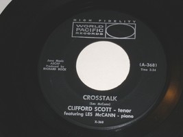 Clifford Scott Crosstalk Samba De Bamba 45 Rpm Record World Pacific 3681 NM - $2,850.83 MXN