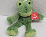 Aurora 8&quot; Fernando Frog Flopsie Green Soft Plush #31781 - $17.72