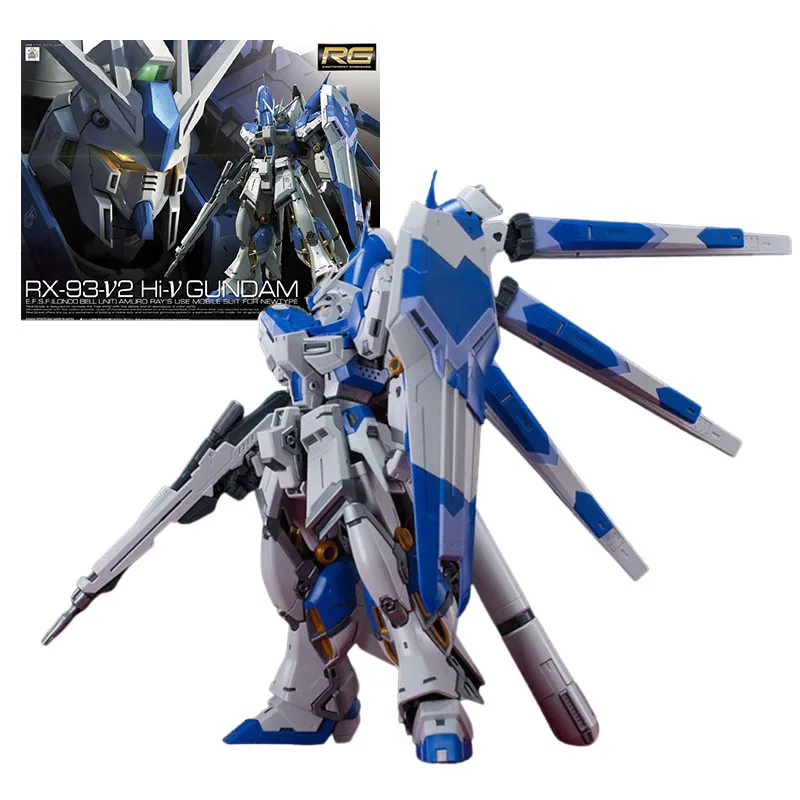 Bandai GUNDAM Anime Model RG RX-93-V2 HI-V GUNDAM Action Figure V Gundam - £101.91 GBP