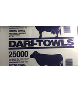 Dari-Towls 25000 9”x10” 150 Pack Dairy Cow Towels For Farm Use-NEW-SHIPS... - $13.41 CAD