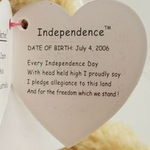 Ty Beanie Baby Independence Red Version 2006 Patriotic America Celebration image 5