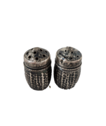 Vintage Miniature Sterling Silver Salt &amp; Pepper Shakers - Petite Dining Set - £16.73 GBP