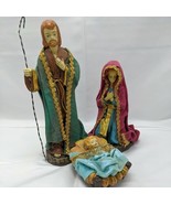 Vintage PARMA  AAI Nativity Figures Set Japan Mary Joseph Baby Jesus  - $14.85