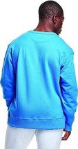 Champion Men&#39;s Powerblend Logo Sweatshirt Size X-Large Color Balboa Blue - £61.06 GBP
