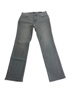 nydj sheri slim gray tummy control jeans size 14P - £27.17 GBP