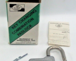 Sargent Greenleaf 8088  Combination Padlock Lock w/ Change Key Factory C... - £35.03 GBP