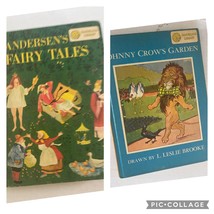 Vintage Dandelion Library Flip Book Andersen&#39;s Fairy Tales Johnny Crows Garden - £5.47 GBP