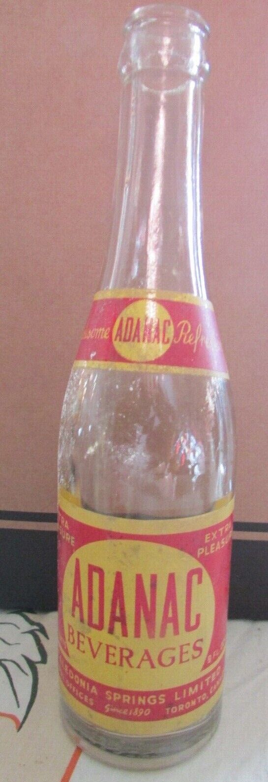 Primary image for Scarce Canadian Adanac Soda Bottle