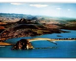 Aerial View Morro Rock Morro Bay California CA UNP Chrome Postcard N25 - $6.88