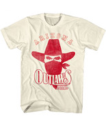 USFL Arizona Outlaws Logo Men&#39;s T Shirt Bandana Bandit Fresno American F... - £22.41 GBP+