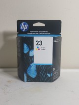 New Genuine HP 23 Tri-color Ink Cartridge 2011 2013 - $16.83
