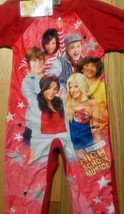 High School Musical Kids Footed Pajamas Disney Rare 1 Piece NWT New S FR... - £11.38 GBP