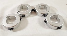 (4) 1&quot; ALUMINUM LOCK COLLARS  Split Collar Axle Collars Go Kart Racing 1&quot; - $38.56