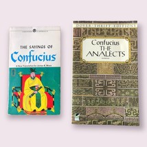 Lot of 2 - Confucius The Analects (Dover Thrift), and The sayings of Con... - $220.95 MXN