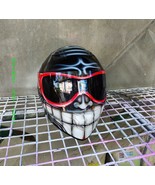 CUSTOM SMILING FACE MOTORRADHELM - $326.07
