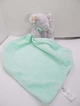 Carters Lovey Mouse Plush Rattle Child of Mine Nursery  Green Security Blanket - £11.05 GBP