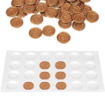 1Pc Silicone Mat For Wax Seal Stamp, 24 Cavity Wax Sealing Pad Flat Roun... - £11.98 GBP