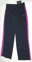 Nike Girl&#39;s Navy Athletic Joggers Pants Youth Sz Xl #542239-451 - £19.74 GBP