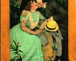 Comic Romance I&#39;m Enjoying My Vacation 1910s Unused UNP Postcard - $3.91